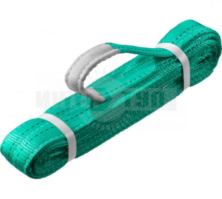 ЗУБР СТП-2/2 текстильный петлевой строп, зеленый, г/п 2 т, длина 2 м [3]  купить в Хабаровске