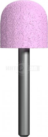 Шарошка абразивная ПРАКТИКА оксид алюминия, закругленная 25х25 мм, хвост 6 мм, блистер ПРАКТИКА купить в Хабаровске