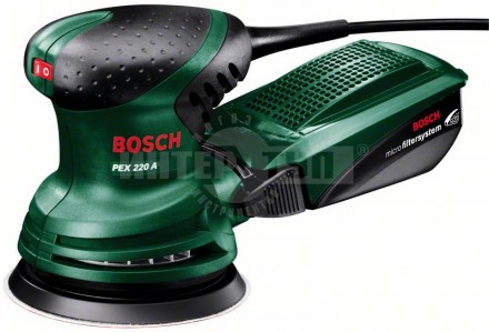 Эксцентриковая шлифмашина Bosch PEX 220 A с управлением одной рукой купить в Хабаровске