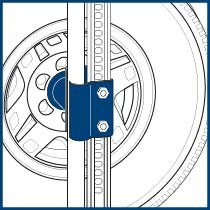 Устройство для крепления реечного домкрата к запасному колесу //Stels купить в Хабаровске