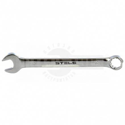 Ключ комбинированный, 13 мм, CrV, матовый хром// STELS купить в Хабаровске
