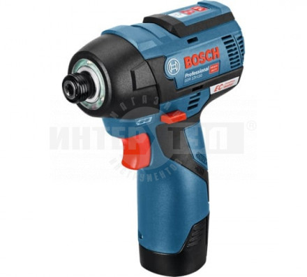 Гайковёрт аккумуляторный ударный BOSCH GDR 12V-110 (12 В 110 Hм 1/4" 2 шт акк Li-Ion 3.0Ач 0,9кг L-Boxx) . купить в Хабаровске