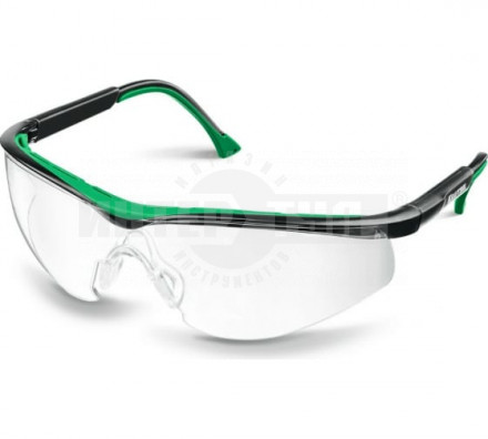 Защитные прозрачные очки KRAFTOOL BASIC стекло-моноблок с покрытием устойчивым к истиранию и запотеванию, открытого типа [2]  купить в Хабаровске