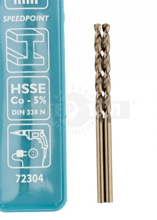 Сверло спиральное по металлу, 2,5 мм, HSS-Co, 2шт.// GROSS [4]  купить в Хабаровске