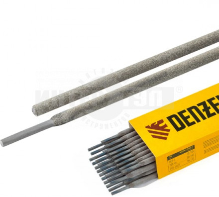 Электроды DER-13/55, диам. 4 мм, 5 кг, основное покрытие// Denzel купить в Хабаровске