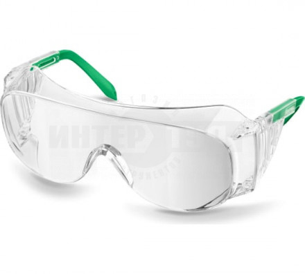 Защитные прозрачные очки KRAFTOOL ULTRA линза увеличенного размера устойчивая к царапинам и запотева [2]  купить в Хабаровске