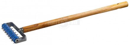 Валик игольчатый STAYER для гипсокартона в сборе, металлические иглы, ручка 500мм, 32х150мм купить в Хабаровске