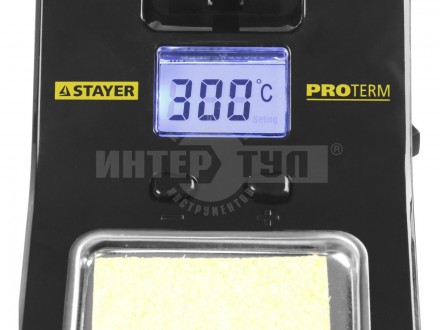 Паяльная станция STAYER "PROFI" цифровая с ЖК дисплеем, диапазон 160-520°C, шаг 10°C, 48Вт [5]  купить в Хабаровске