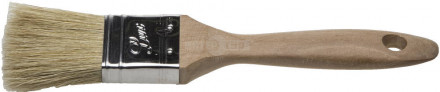 Кисть плоская STAYER "UNIVERSAL-LUX", светлая натуральная щетина, деревянная ручка, 38мм [2]  купить в Хабаровске