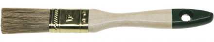 Кисть плоская STAYER "LASUR-STANDARD", смешанная (натуральная и искусственная) щетина, деревянная ру [2]  купить в Хабаровске