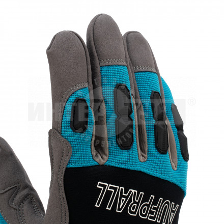 Перчатки универсальные комбинированные, с защитными накладками, STYLISH, размер L (9)// Gross [3]  купить в Хабаровске