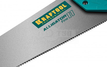Ножовка для точного реза "Alligator 11" 400 мм 11 TPI 3D зуб KRAFTOOL [2]  купить в Хабаровске