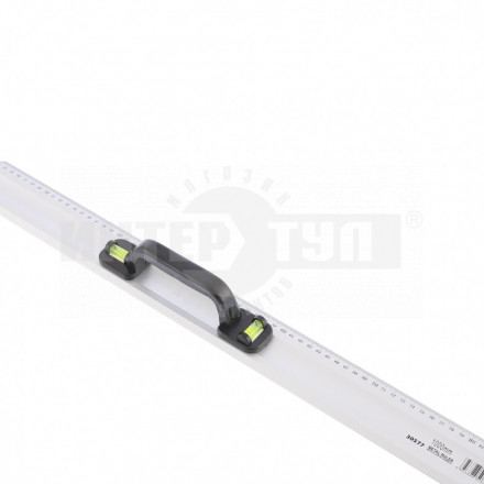 Линейка-уровень, 1000 мм, металлическая, пластмассовая ручка 2 глазка// MATRIX MASTER [3]  купить в Хабаровске
