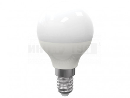 Лампа светодиодная LL-E-G45-7W-230-2,7K-E14 (шар 7Вт тепл. Е14) Eurolux купить в Хабаровске
