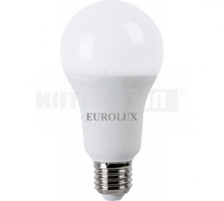 Лампа светодиодная LL-E-A80-25W-230-6K-E27 (груша, 25Вт, холод., Е27) Eurolux купить в Хабаровске