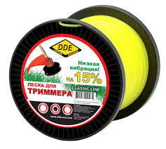 Корд триммерный на катушке DDE "Classic line" (круг) 2,0 мм х 520м желтый купить в Хабаровске