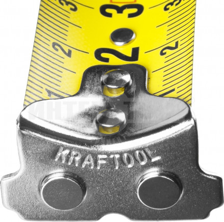 Рулетка KRAFTOOL GRAND, обрезиненный пластиковый корпус, 5м/25мм [3]  купить в Хабаровске