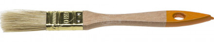 Кисть флейцевая DEXX "ПРАКТИК", деревянная ручка, натуральная щетина, индивидуальная упаковка, 20мм [2]  купить в Хабаровске