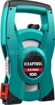 KRAFTOOL EXTREM 100 м геодезическая стальная мерная лента купить в Хабаровске