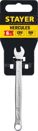 Комбинированный гаечный ключ 6 мм, STAYER HERCULES [2]  купить в Хабаровске