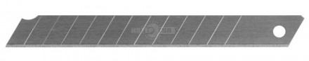 Лезвия STAYER "STANDARD" сегментированные, 9 мм, 10 шт, в боксе [2]  купить в Хабаровске