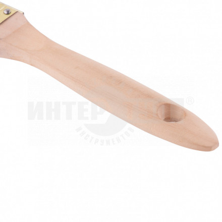 Кисть плоская Golden 1 искусственная щетина деревянная ручка / MATRIX [3]  купить в Хабаровске
