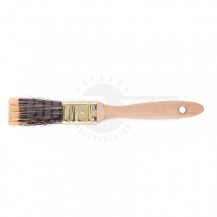 Кисть плоская Golden 1 искусственная щетина деревянная ручка / MATRIX купить в Хабаровске