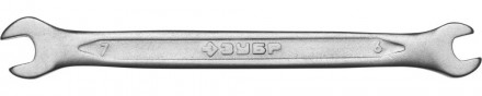 Ключ ЗУБР "МАСТЕР" гаечный рожковый, Cr-V сталь, хромированный, 6х7мм [2]  купить в Хабаровске