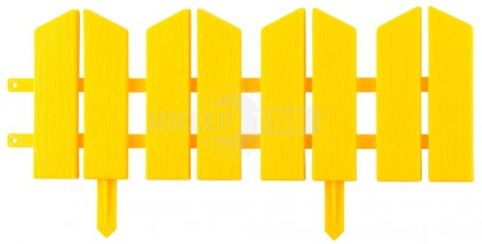 Бордюр декоративный GRINDA "ЛЕТНИЙ САД", 16х300см, желтый купить в Хабаровске