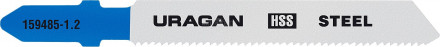 Полотна  URAGAN T118A по металлу HSS  T-хвост шаг 1,2мм 75/50мм 2шт купить в Хабаровске