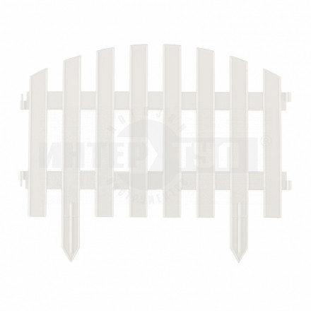 Забор декоративный Винтаж, 28 х 300 см, белый// PALISAD Россия купить в Хабаровске