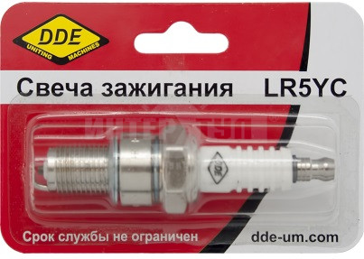 Свеча зажигания DDE LR5YC DPG1101i/1201i /Хоббит/Subaru/Honda GX/GP16 купить в Хабаровске