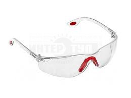 ЗУБР Спектр 3 Желтые очки защитные открытого типа двухкомпонентные дужки. купить в Хабаровске