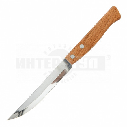Нож универсальный малый 210 мм, лезвие 115 мм, деревянная рукоятка// Hausman купить в Хабаровске