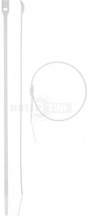 Кабельные стяжки белые КОБРА с плоским замком 4.6 х 370 мм 25 шт нейлоновые ЗУБР Профессионал купить в Хабаровске