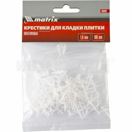Крестики 1,0 мм для кладки плитки 100 шт.// MATRIX купить в Хабаровске