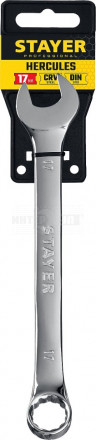 Комбинированный гаечный ключ 17 мм, STAYER HERCULES [2]  купить в Хабаровске