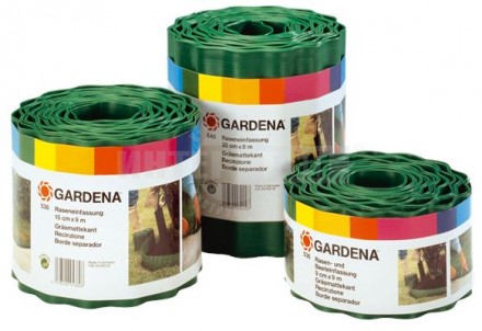 Зеленый бордюр Gardena 20 см купить в Хабаровске
