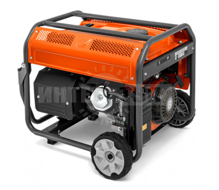Генератор Husqvarna G8500P, бензомоторный (Двигатель Husqvarna, 458 cм?, ручной запуск + от аккумуля [2]  купить в Хабаровске