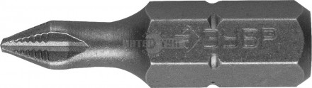 Биты ЗУБР "МАСТЕР" кованые, хромомолибденовая сталь, тип хвостовика C 1/4", PH1, 25мм, 10шт купить в Хабаровске