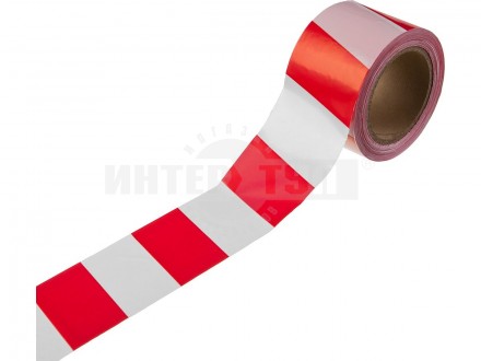 Сигнальная лента STAYER "MASTER", цвет красно-белый, 75мм х 150м купить в Хабаровске