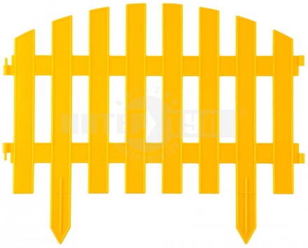 Забор декоративный GRINDA "АР ДЕКО", 28x300см, желтый купить в Хабаровске