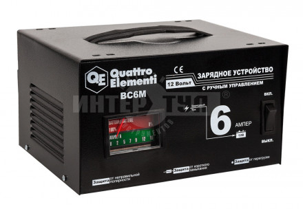 Зарядное устройство QUATTRO ELEMENTI BC6M [3]  купить в Хабаровске