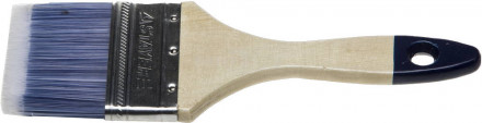 Кисть плоская STAYER "AQUA-STANDARD", искусственная щетина, деревянная ручка, 75мм [2]  купить в Хабаровске