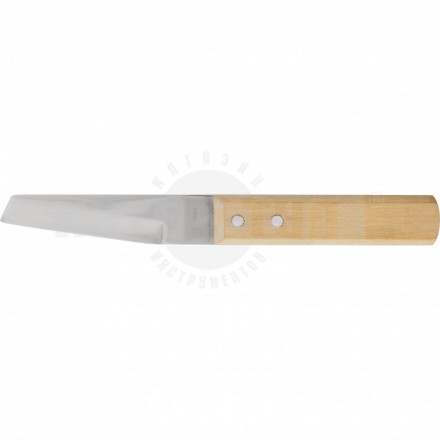 Нож хозяйственный, многоцелевой, деревянная рукоятка// Сибртех купить в Хабаровске