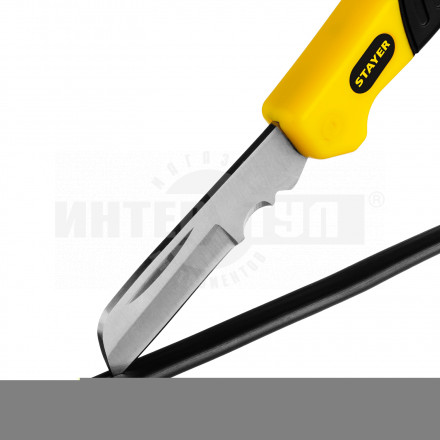 SK-R нож монтерский, складной, прямое лезвие, STAYER Professional купить в Хабаровске