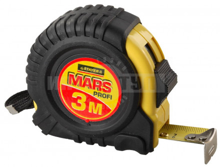 Рулетка _3м 19мм Stayer MARS [2]  купить в Хабаровске