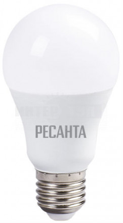Лампа светодиодная LL-R-A65-15W-230-3K-E27 (груша 15Вт тепл. Е27) Ресанта купить в Хабаровске