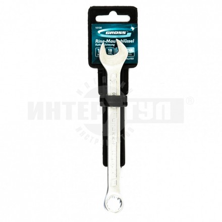 Ключ комбинированный 11 мм, CrV, холодный штамп // GROSS [4]  купить в Хабаровске