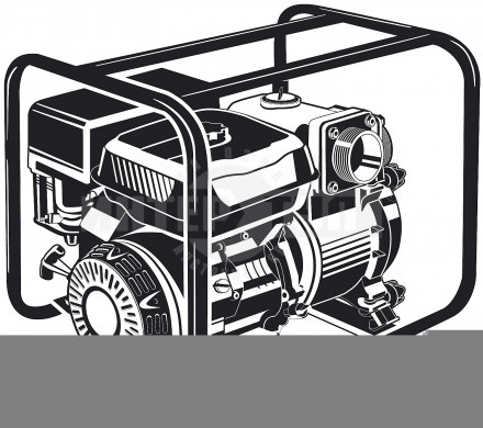Мотопомпа бензиновая, ЗУБР МПГ-1300-80, для грязной воды, 1300 л/мин (78 м3/ч), патрубки 80 мм, напо [15]  купить в Хабаровске